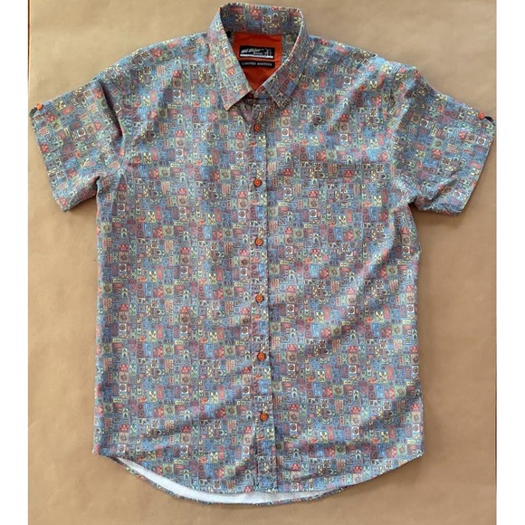 Wil Stiles Other - Wil Stiles Palm Springs Limited Edition Mens Multicolor Shirt MCM Retro Mod
Tiki